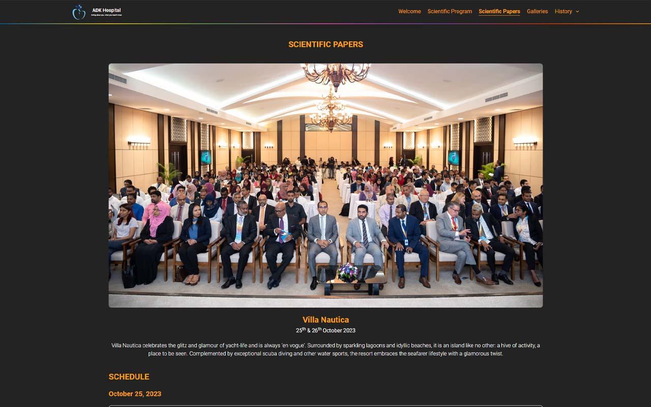 Brain & Spine conference 2023 website — screenshot 3 of 5