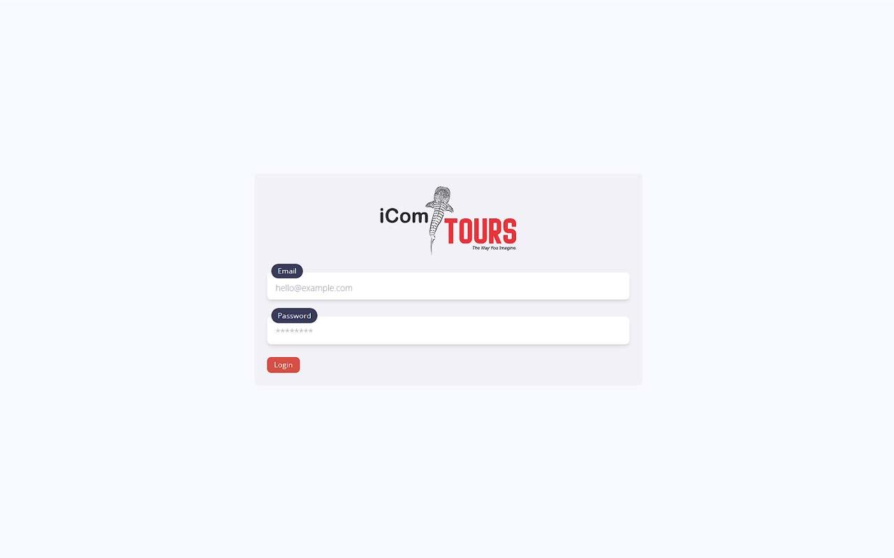 iCom Tours website and portal — screenshot 5 of 5